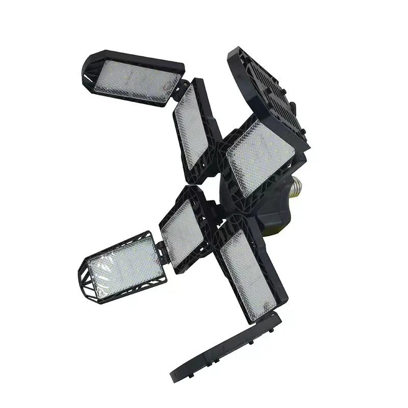 18000LM 150W Faltbare LED-Birnen E27 Garagenlicht Verstellbar Mehrpanel Markt Geschäft Deckenleuchte Für Werkstatt Lagerbeleuchtung
