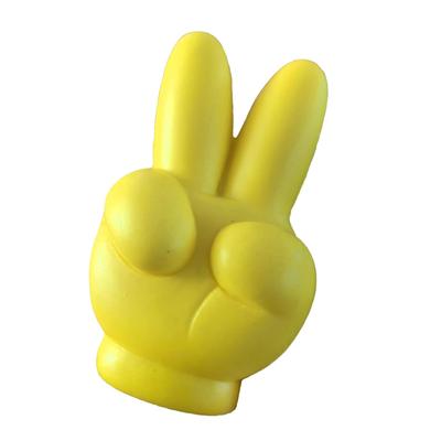 Hand Gesture Car Antenna Ball - Foam Roof Ornament, Exterior Styling Decoration | Creative