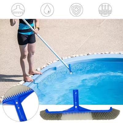 Algae Brush Swimming Pool Brush Curved Edge Floor Wall Cleaning Tool  Inground & Above Ground Pools