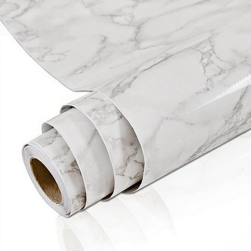 Waterproof and oil resistant 0.4m wide sticker PVC kitchen and living room decorative wallpaper