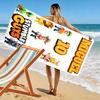 Stumble Guys Sprint  Print Beach Towel, Large Soft Quick Dry Towel for Beach Camping Swimming