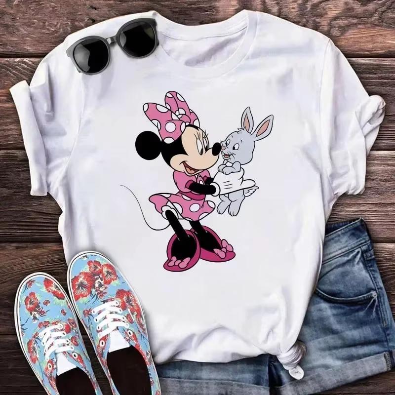 Cool Style Princess Cute Unisexs Tshirt Cute Mulan Pattern Short Sleeve Summer Printed Black Top Tshirt Trendy Short Sleeve S