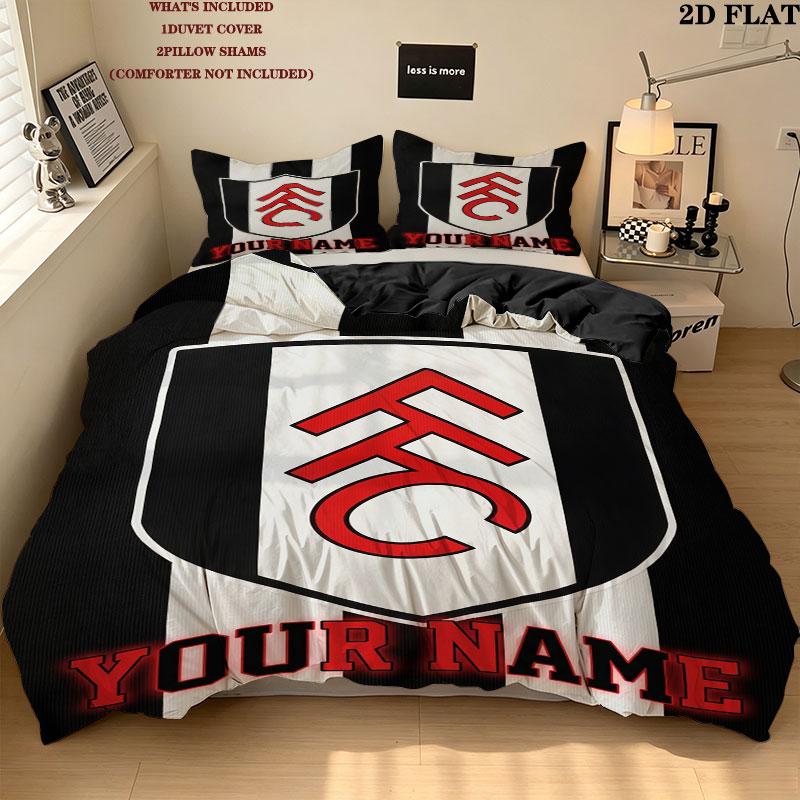 Custom Fulham Bedding Quilt Set Quilt Cover Pillowcase Home Decoration Birthday Gift (1 * duvet cover + 2 * pillowcase, without core)