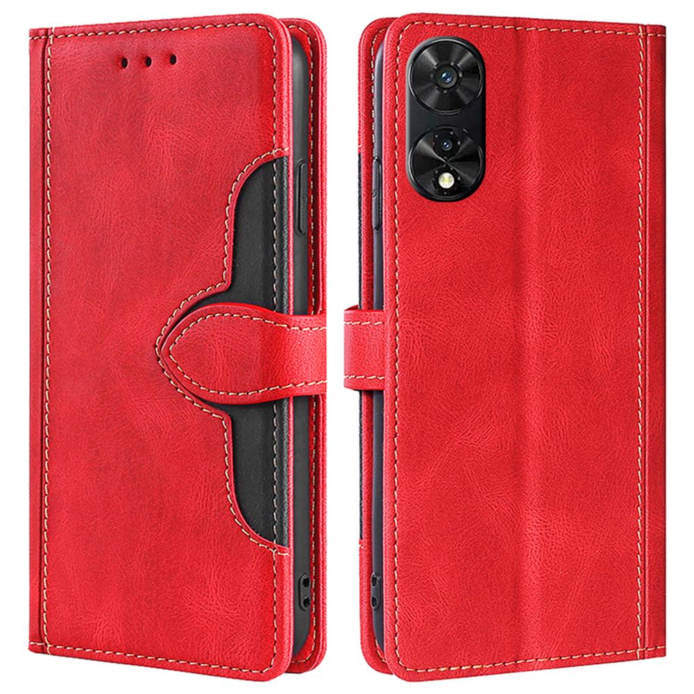 For TCL 505 Case PU Leather Phone Cover Anti-Fall Shell with Stand Function