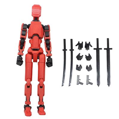 Titan 13 Action Figures T13 Figure 3D Printed Multi-Jointed Movable Lucky 13 Action Figure Nova 13 Action Figure Dummy