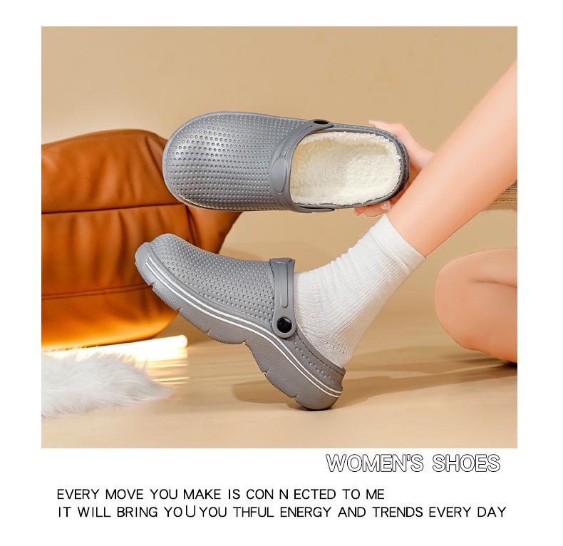 2025 Winter Warm Velvet Couple Slippers - Home & Outdoor Large Size