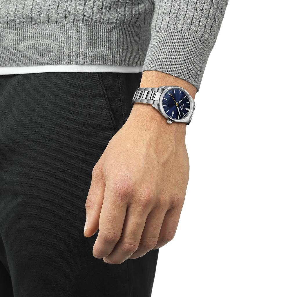 Tissot Stainless Steel Blue Dial Men's Fashion Watch T150.410.11.041.02