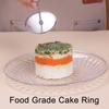 Cake Ring Mold Stainless Steel Seamless Round Mousse Cake Molds with Pushers And Lifters Kitchen Baking Tool for Home Bakery Use