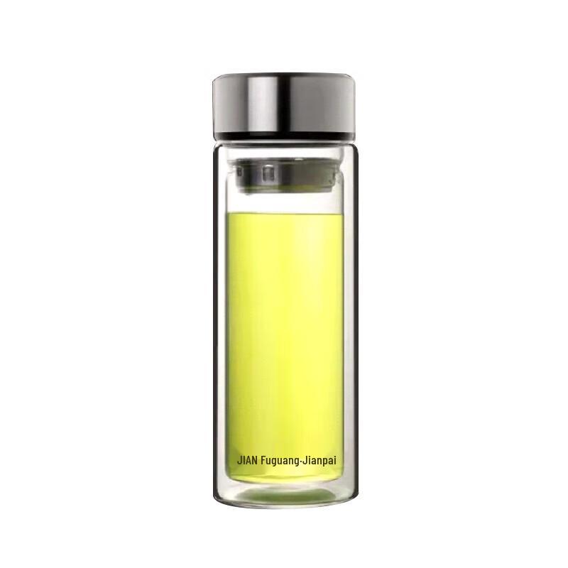 FUGUANG Double Wall Glass Tea Infuser Bottle