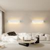 Applique murale d'intérieur - NETTLIFE - G9 - Blanc plâtre - Design moderne haut et bas - 52 cm