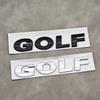 RUNTB1 VW 2026 Hot VW 3D ABS Chrome Black Logo GOLF Emblem Letters Sticker Car Rear Trunk Badge For Volkswagen Golf 4 5 6 7 MK3 MK4 MK5