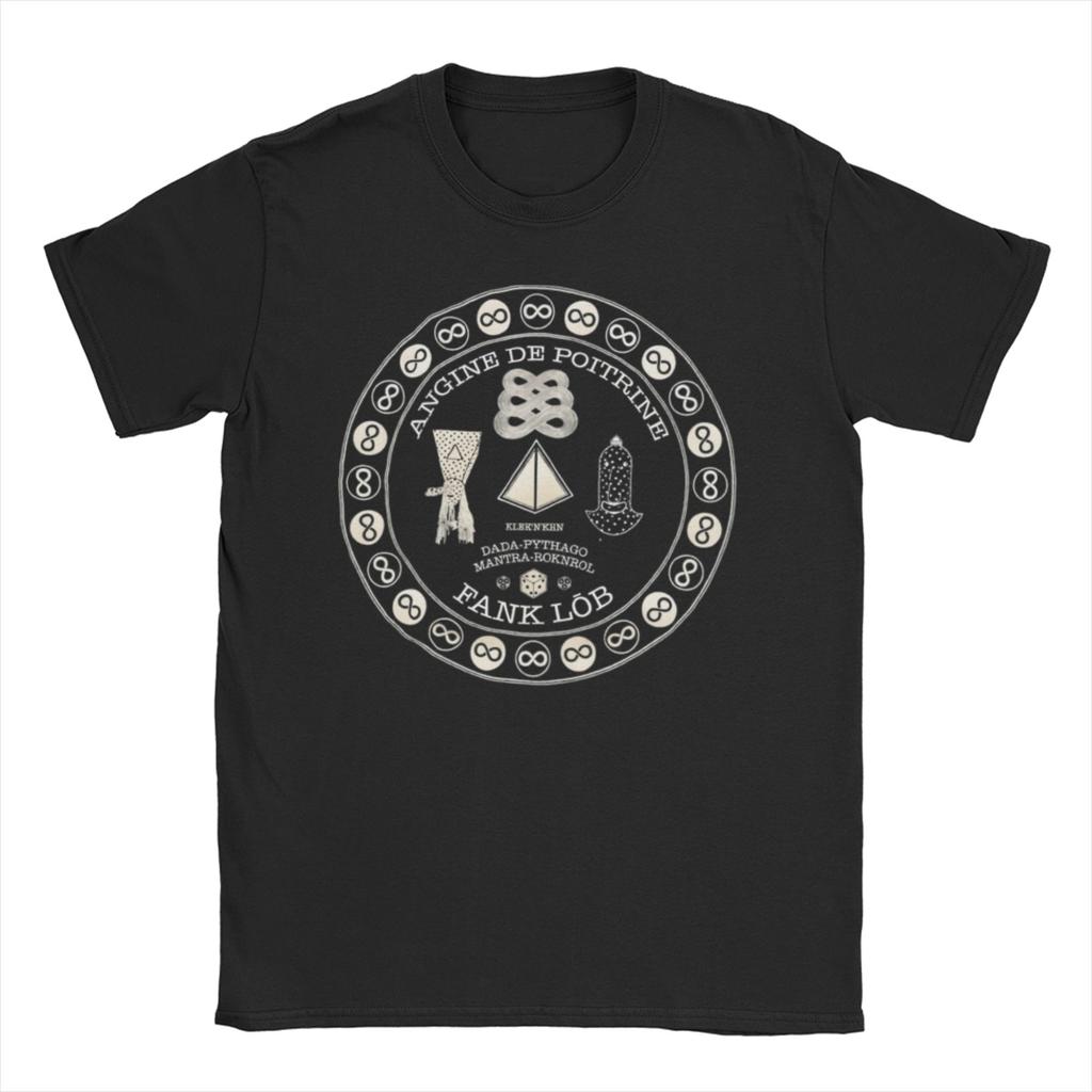 T-shirt a banda Angina Pectoris per Unisex WoUnisex Sherpa Unisextra 100% Cotone T-shirt Girocollo Manica Corta T-shirt 6XL Abbigliamento