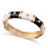 Personality exaggerated fashion bracelet women's enamel color drop alloy wide face bracelet niche temperament commuter jewelry