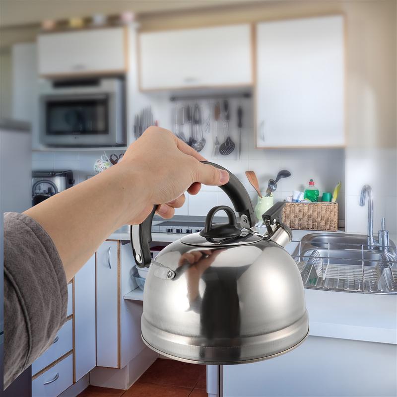 1.2L Thicken Stainless Steel Teakettle Whistling Kettle Household Boil Water Kettle Induction Cooker Gas Stove Universal
