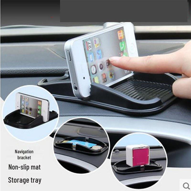 iPhone Car Multifunctional Anti-Slip Mat & Navigation Bracket - Interior Console Decoration