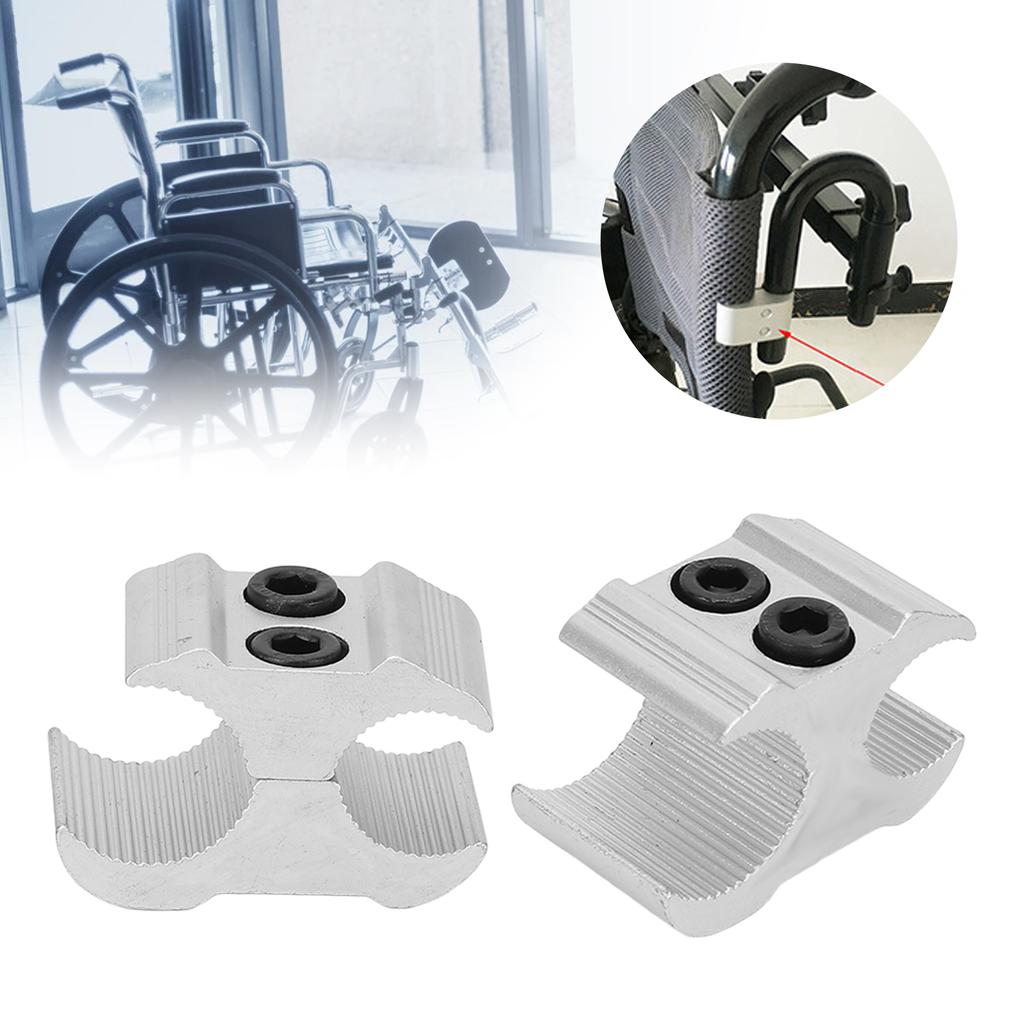 Aluminum Alloy Stepper Professional Wheelchair Pipe Clamp Joint Connector for Walking Aid Accessories
