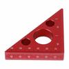 High-precision Aluminum Alloy Triangular Ruler for Woodworking Measurements