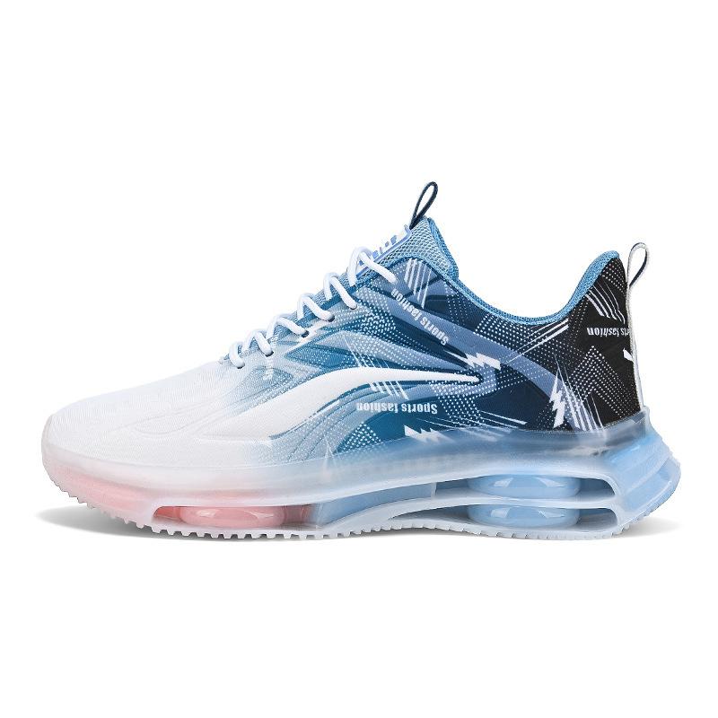 Large Size Men's Shoes Caleb Breathable Sports Running Shoes Lightweight Air Cushion Heightening Travel Shoes