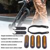 Set di Coprimozzi per Scooter con Adesivi Riflettenti Decorativi Coprimozzi Ruota Anteriore Posteriore per PRO2