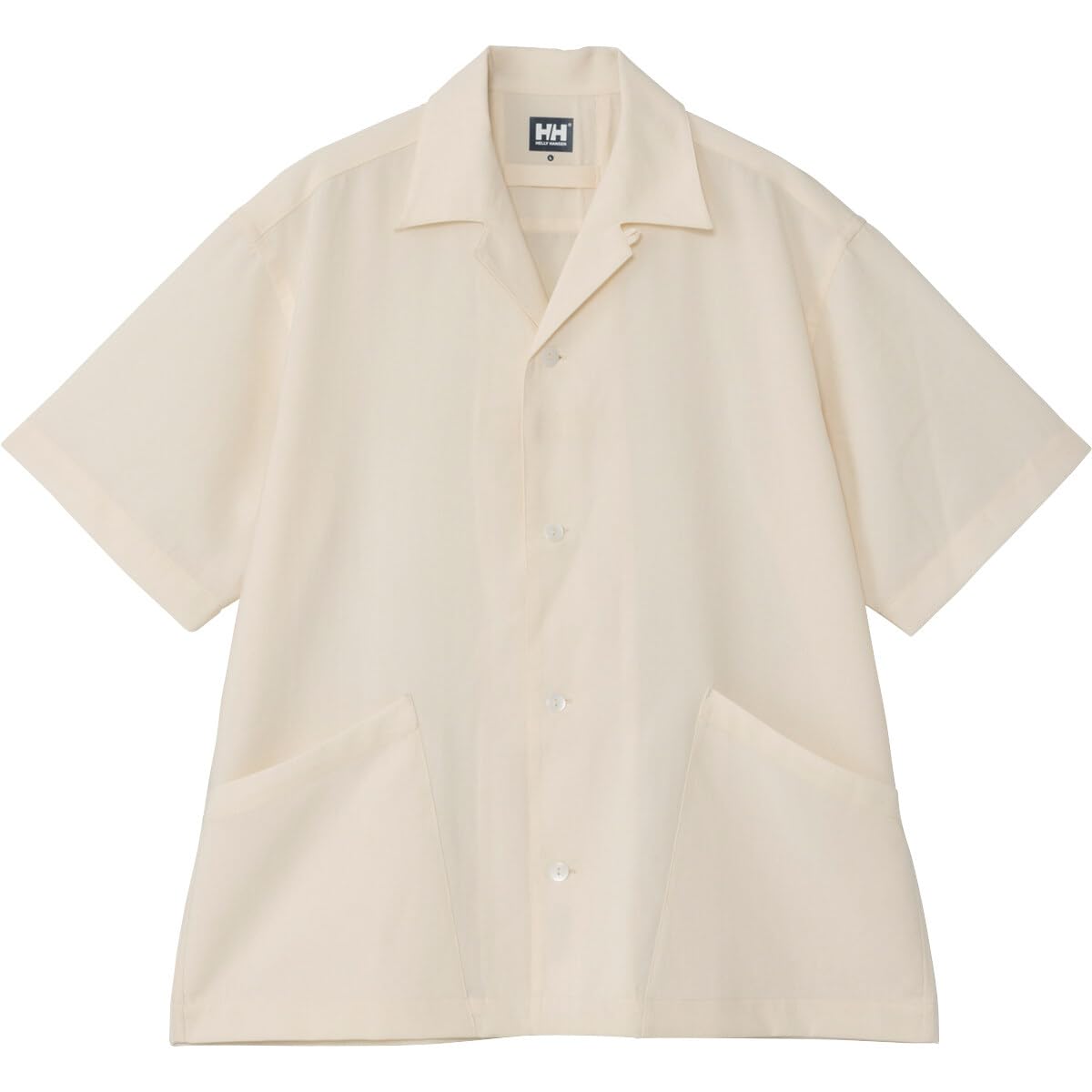 

Рубашки Helly Hansen Marine Resort цвета слоновой кости с коротким рукавом, слоновая кость
