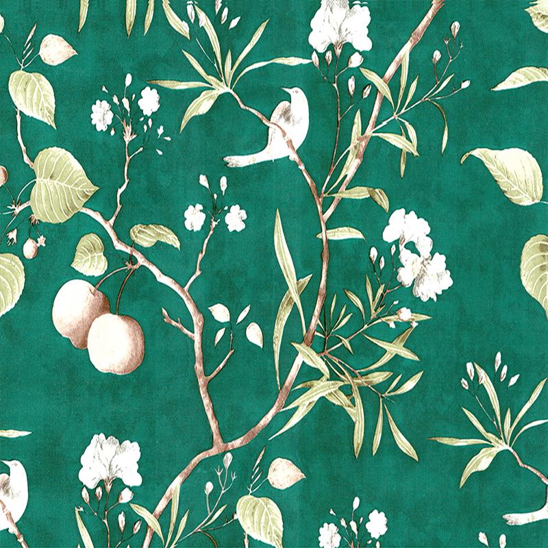 

Черно-белые DIY цветочные обои Самоклеящиеся обои Цветочная контактная бумага Цветы Птицы Съемные Самоклеящиеся обои 100cmx44cm