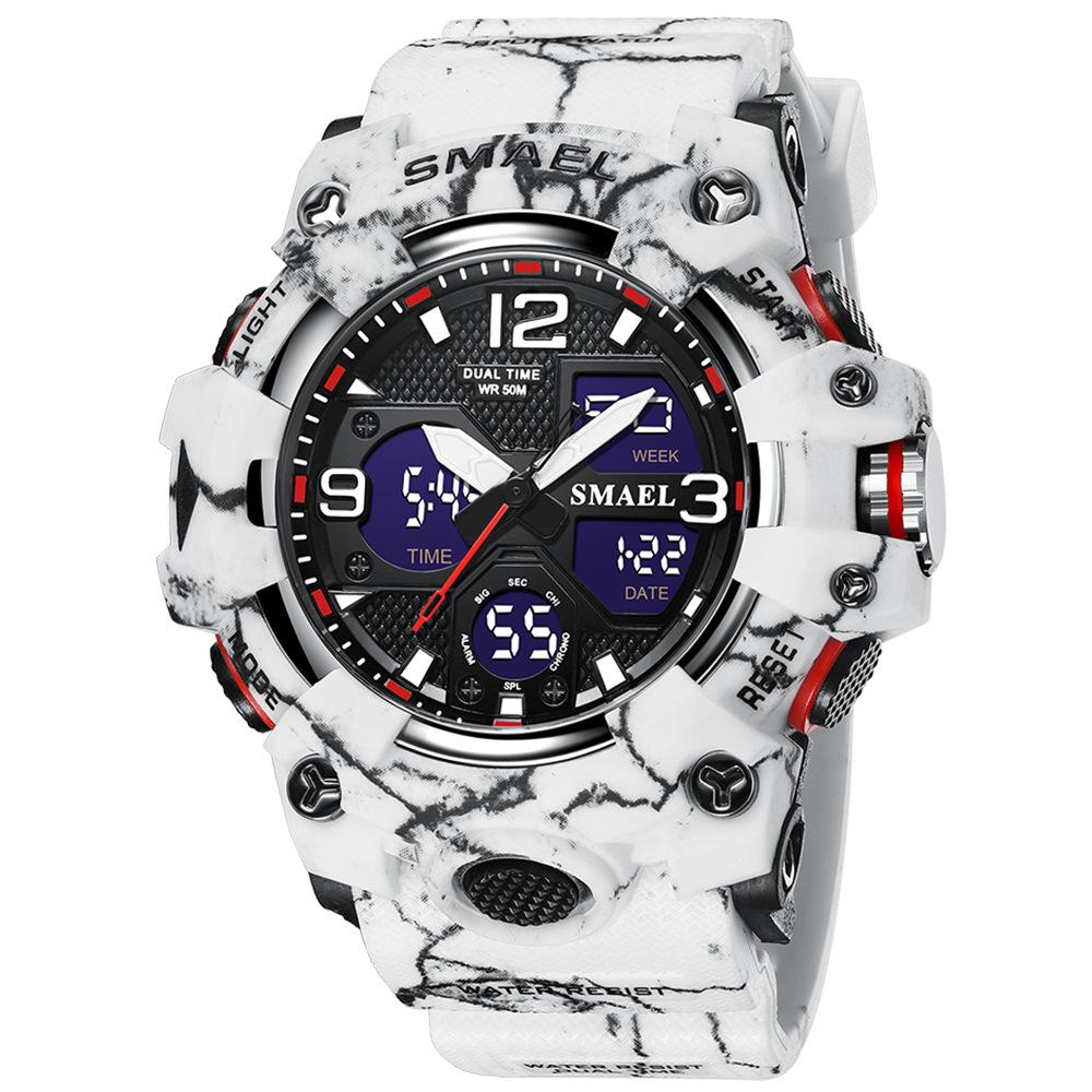 SMAEL Outdoor Multifunction Electronic Dual Display Sport Watch