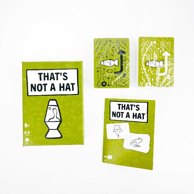1 Set Gioco da Tavolo Inglese Per 3-8 Giocatori Che Non È Un Cappello Gioco di Festa Felice Kit Gioco da Tavolo Top Con Gioco di Carte Base Esteso