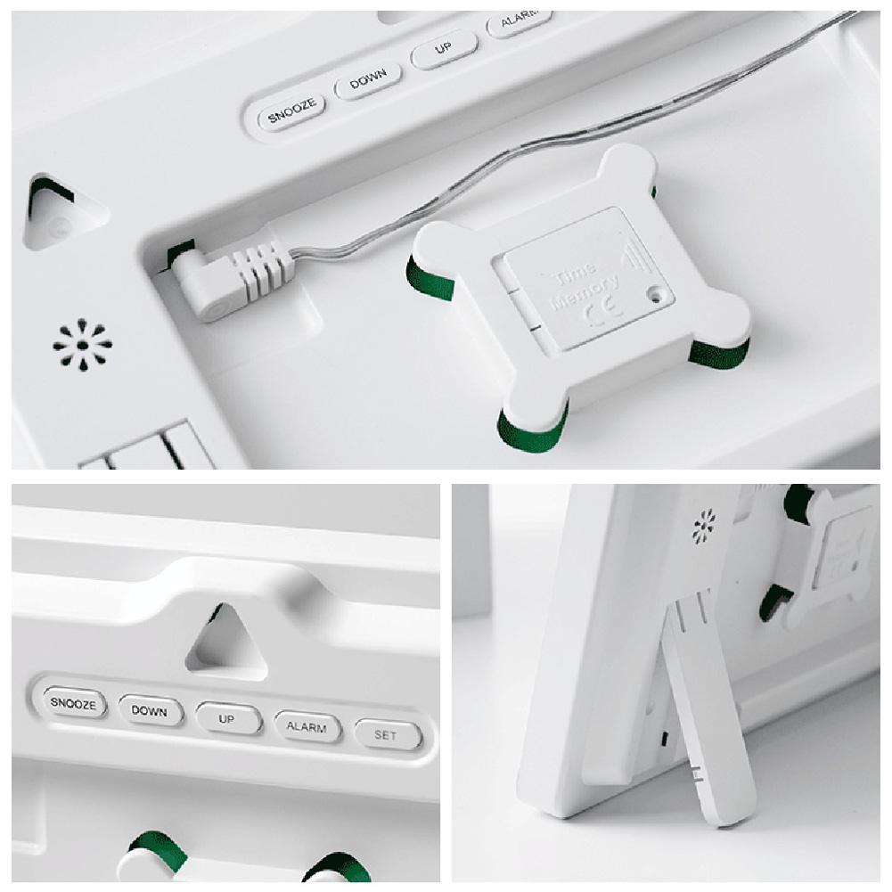 Electric Alarm Clock LED Clock Wallable Clocks Stand-Alone Clocks Batteries Are Not Included For Living Room Parts Decoration