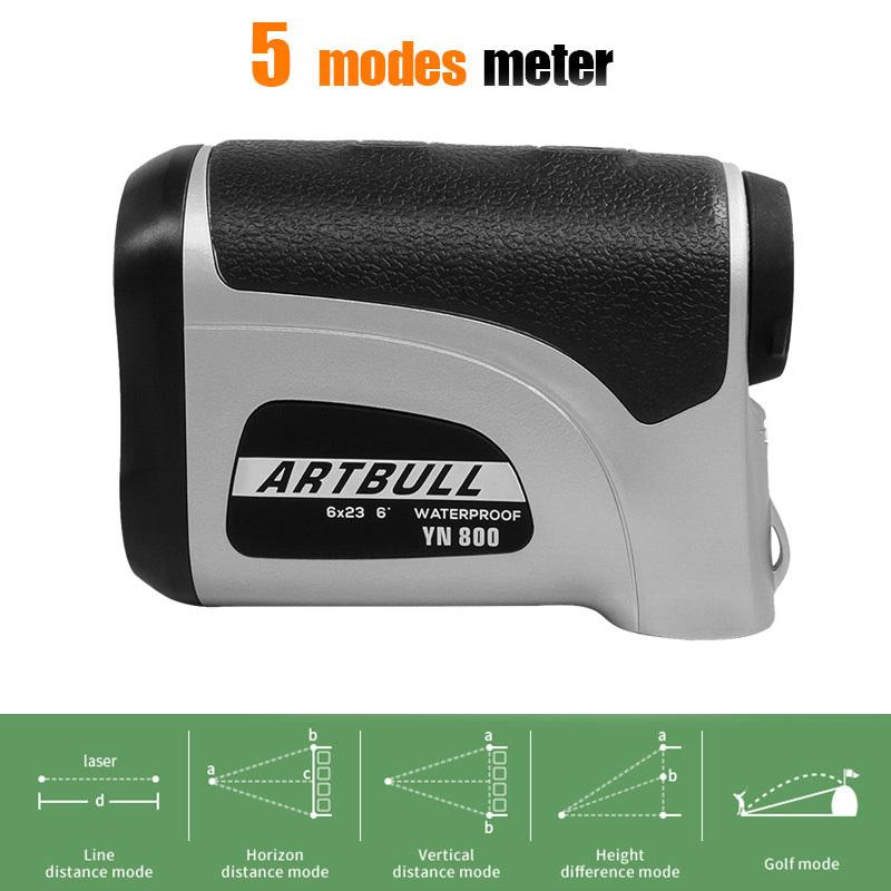 

800m Slope Adjusted Flag-Lock Laser Rangefinder Telescope Hunting 800m Laser Distance Meter Golf Rangefinder 800m