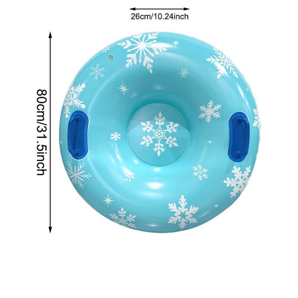 Thickened PVC Inflatable Sled Wear-resistant Snow Sledding Tube Snow Skiing Ring Snow Sports