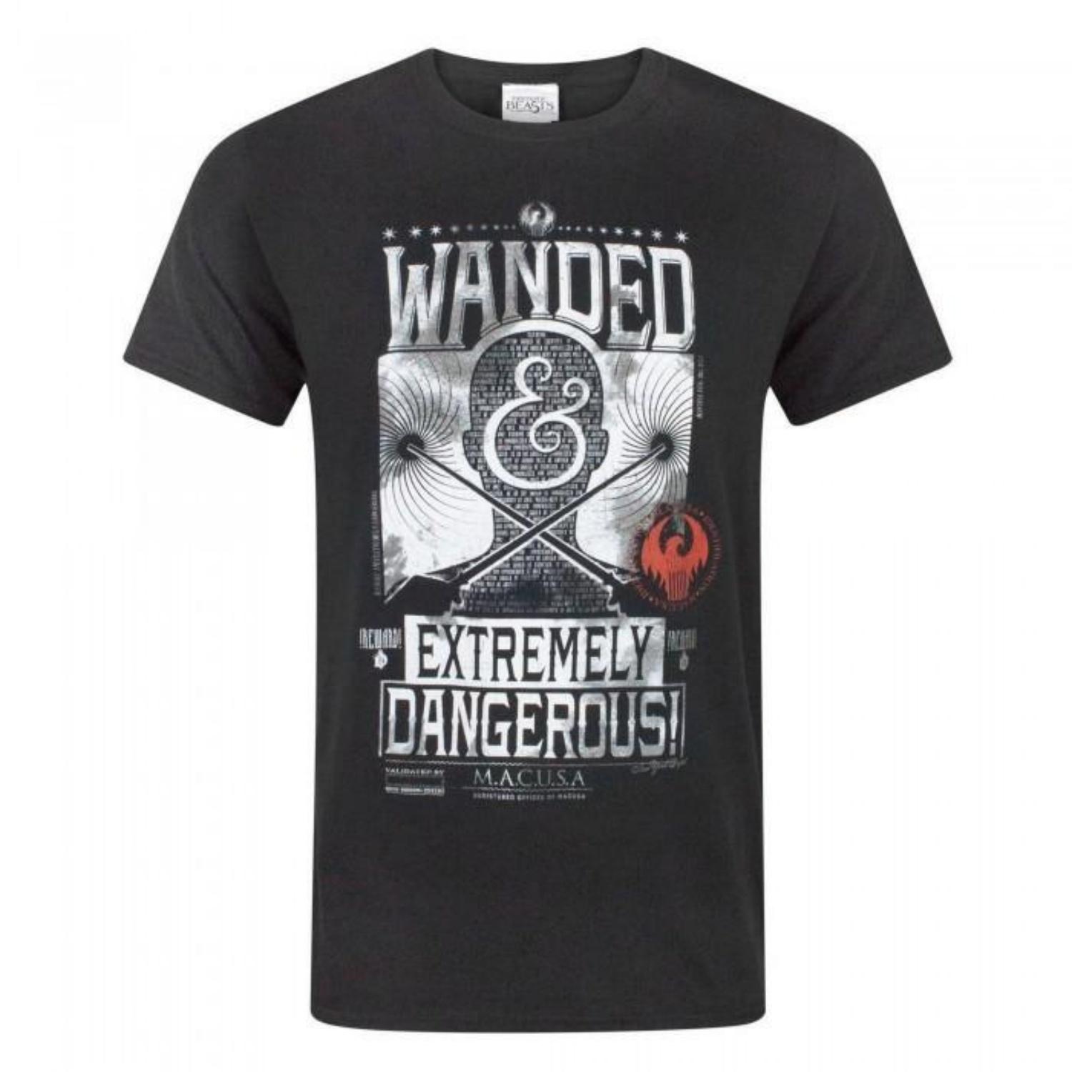 

Fantastic Beasts And Where To Find Them Mens Wanded T-Shirt S чёрный