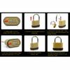 Waterproof Combination Padlock Zinc Alloy Security Padlock Smart Code Lock  Fence Door Warehouse