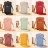Stylish And Simple Single-shoulder Small Bag For Women Pu Leather Zipper Closure Card Slot Wholesale