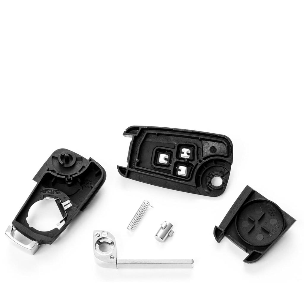 3 Button Flip Key Shell for Opel for Vauxhall for Chevrolet for Buick