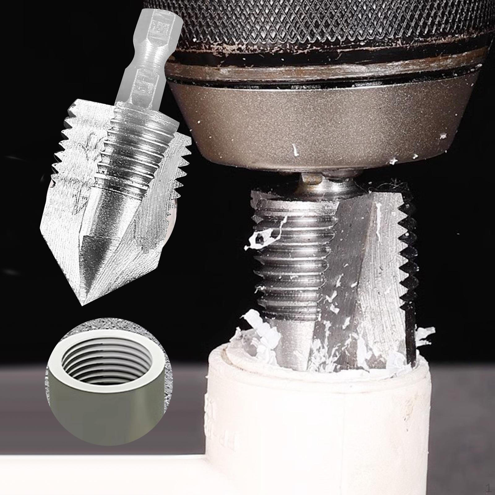 

Резьбонарезной станок для ПВХ-труб, открывалка для резьбы, универсальный аксессуар, сантехнические инструменты для повторной нарезки резьбы 4 point