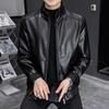Men's Fashion Leather Jackets  Spring Autumn New Casual Motorcycle PU Jacket Biker Leather Coats Brand Clothing Big Size