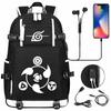 New Riman Peripheral Printing USB Teen Student Schoolbag Leisure Travel Backpack Large Capacity
