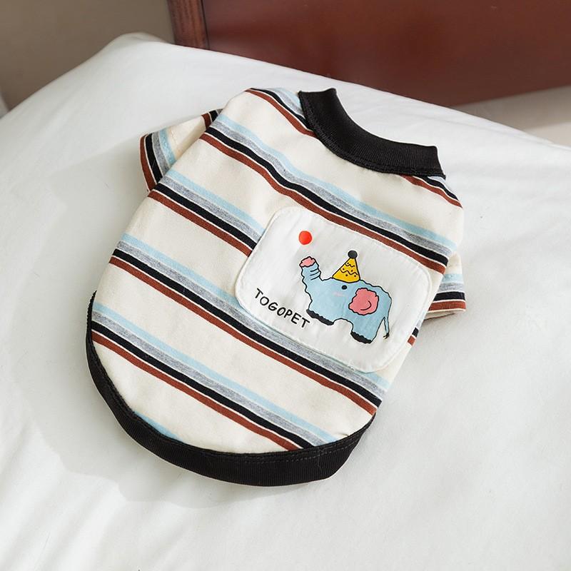 

Spring and summer pet clothing teddy bear medium and small dog two-legged vest thin breathable cat and dog clothes XL (recommended weight 11-7.5kg)