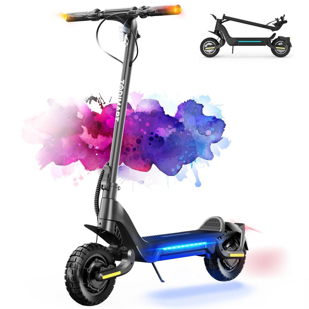 TODIMART X5S All-Terrain Electric Scooter 48V18.2AH Battery 10 Inch Off-Road Tires 1000W*2 Dual Motor Powerful E-Scooter