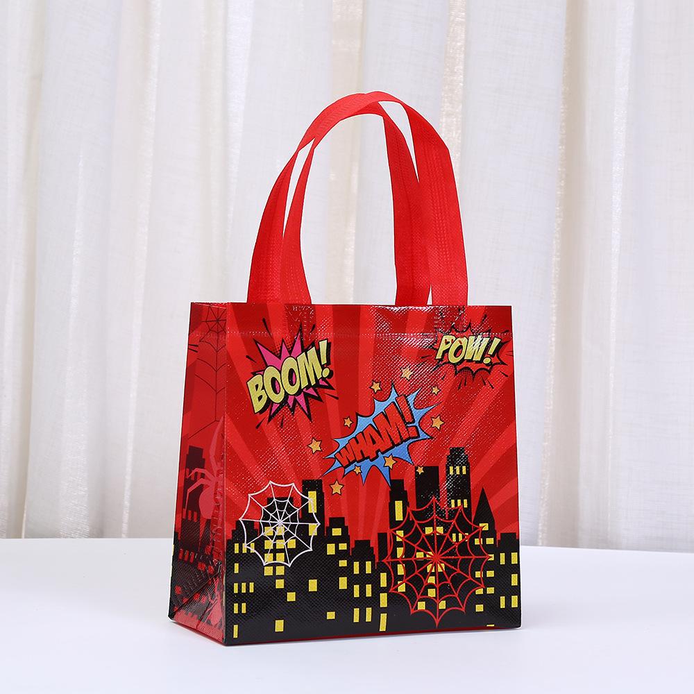 StoBag Comic Style Gift Wrapping Bags Superhero Boom Pow Bags for Sweets for Children's Birthday Candy Party Supplies