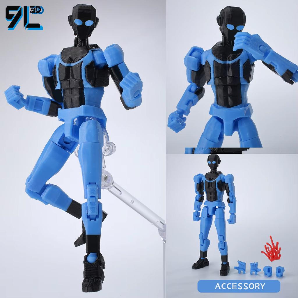 9L3D Printed MultiJointed Action Figure BATTLE BEAST Invincible DUMMY13 LUCKY13 Titan13 American Comics Action Figure Model Toy