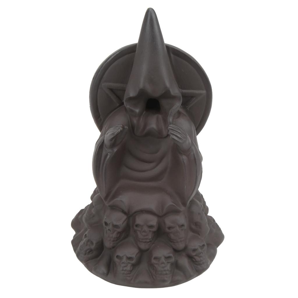 Dödskalle Vattenfall Rökelsehållare Ny Design Handgjord Keramisk Rökelsehållare Backflow för Sovrum Studier Kontor