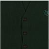 MaiSon KitSune Bold Fox Head Patch V Neck Men S Cardigan Nm00501kt1093