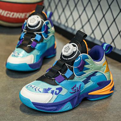 Children's Shoes  New Children's Basketball Shoes Non-slip Shock-absorbing Breathable Campus Student Sports Running Shoes