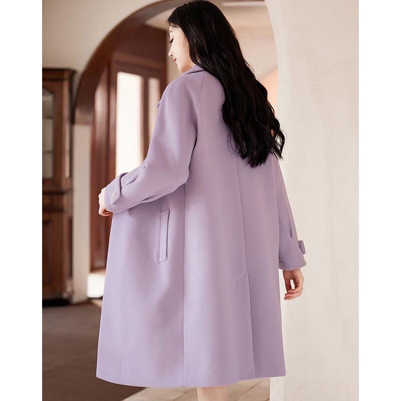 Women's Elegant Mid-Length Wool Coat
