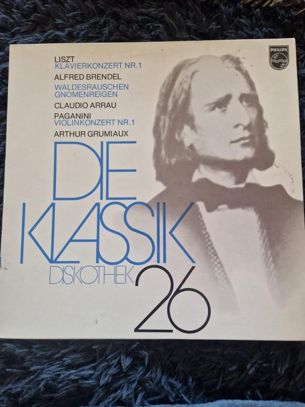

LP Record FRANZ LISZT ALFRED BRENDEL BERN Die Klassik Diskothek 26 6598344 Philips 1972 Netherland Classical Used