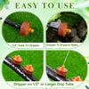 200Pcs Pressure Compensated Drippers 1/2/3/4/8/12/16 L/H Garden Drip Compensation Emitters Irrigation Steady Flow Regulators