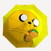 1pc Jake the Dog Automatic Umbrella Durable Iron Frame & Plastic Handle, Gift for Men & Women, Sturdy Construction, Best for Christmas, Helloween, Pla