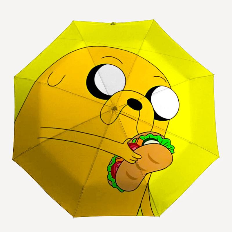 

1pc Jake the Dog Automatic Umbrella Durable Iron Frame & Plastic Handle, Gift for Men & Women, Sturdy Construction, Best for Christmas, Helloween, Pla