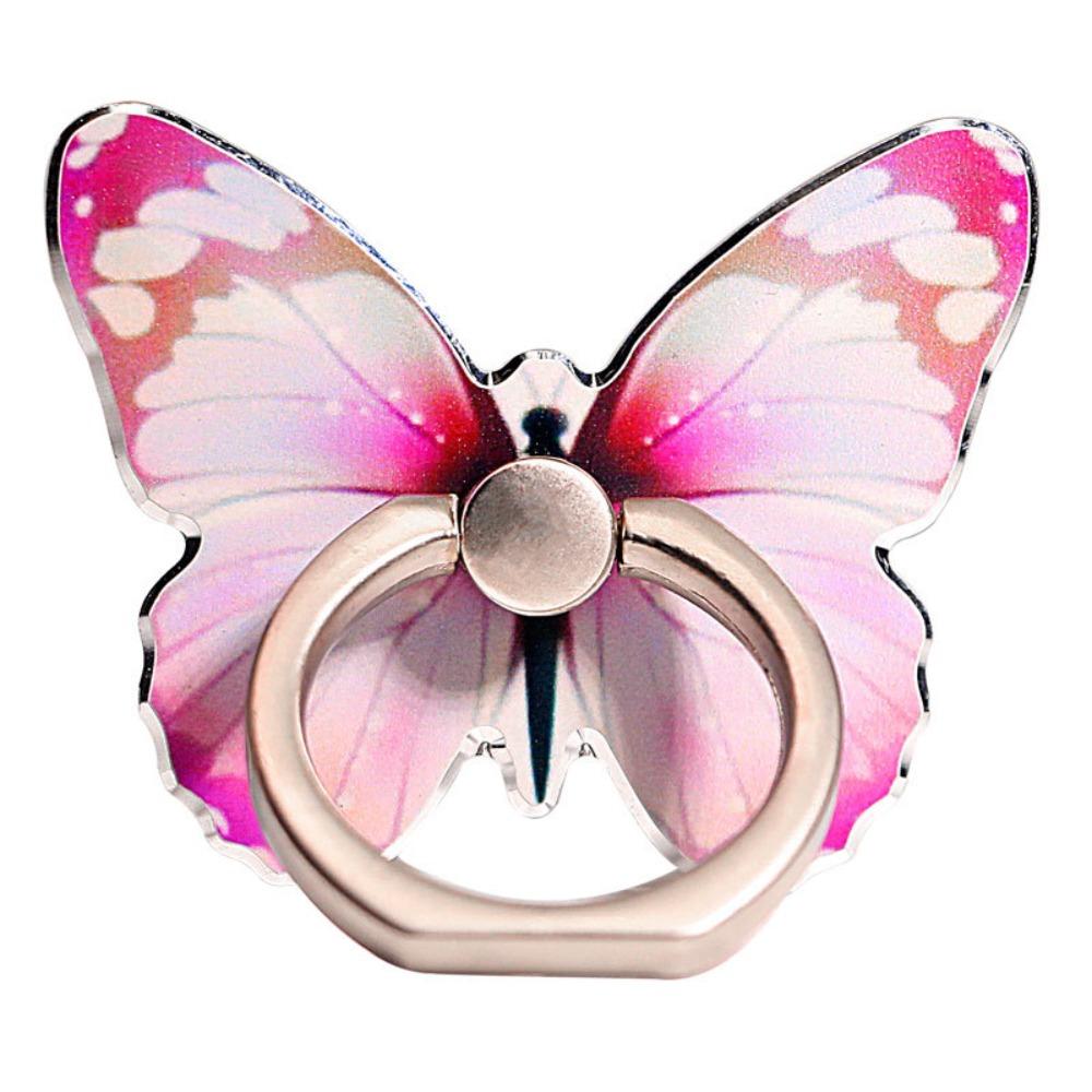 Universal Beautiful Butterfly Mobile Phone Handle Holder Suitable Mobile Phone Finger Ring Holder Adhesive Holder